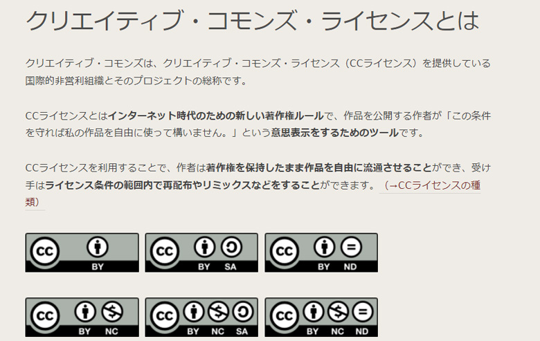 CCライセンス