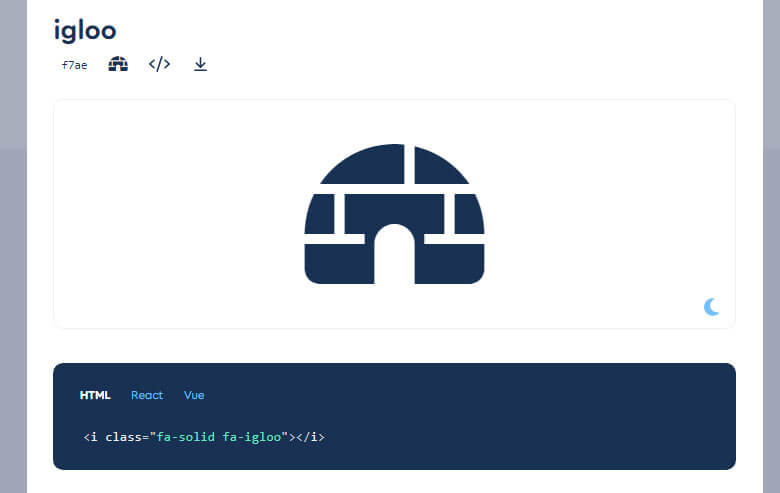 FontAwesomeアイコンのコードをコピーしよう