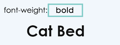 font-weight: bold 太字です さくうぇぶ