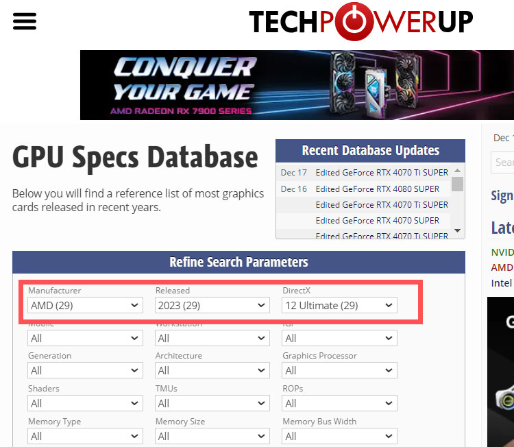 DirectX12サポート状況の確認