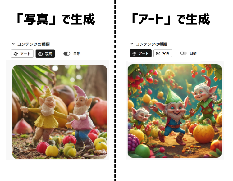 Fireflyコンテンツの種類